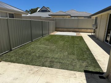 Small lawn installation