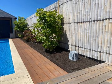 Edging and mulching
